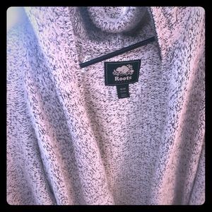 Roots Spring cream zip-up hoodie